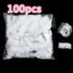100 PCS Disposable Plastic Waterproof Ear Protector Hairdressing Dye Shield Protection