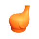 2 PCS Food Grade Silicone Soft Bottle Cap Straw Accessories Elephant Spill Proof Leak Proof Bottle Cap(Orange)