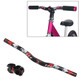TOSEEK Carbon Fiber Children Balance Bike Bent Handlebar, Size: 400mm (Red)