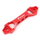 Universal Car Short Arch Stainless Steel Battery Tie Down Clamp Bracket, Size: 18.2 x 4.5 x 2cm (Red)