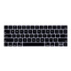 Silicone Keyboard Protector for MacBook Pro 13.3 inch with Touch Bar (2016) / A1706 & A1708, US Version(Black)