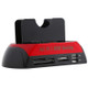 All in 1 Dual 2.5 inch/3.5 inch SATA/IDE HDD Dock Station with Card Reader & Hub