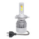 2 PCS H4 DC9-36V / 36W / 6000K(High Beam) 3000K(Low Beam) / 8000LM IP68 Car Double Color LED Headlight Lamps