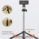 CYKE Folding Telescopic Mobile Phone Broadcast Stand Tripod, Specification: A31E-1.1m (With Light)