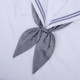 Gray Women Polyester Silk Goldfish Knot Professional Bow Tie