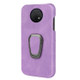 For Nokia G10 Ring Holder PU Phone Case(Purple)