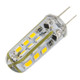 G4 2W 120LM Silicone Corn Light Bulb, 24 LED SMD 3014, Warm White Light, DC 12V