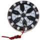 36 LEDs SMD 2835 Motorcycle Modified RGB Light Windmill Flash Atmosphere Lamp, Diameter: 8cm, DC 12V