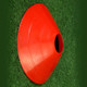 10 PCS Football Training Sign Disc Sign Cone Obstacle Football Training Equipment(Red)