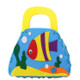 Non-woven Fabric DIY Cartoon Paste Hand Sewing Bag Fabric Bag(Small Fish)