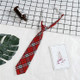 Lattice Stripe Pattern Cotton Short Rubber Band Bow Tie Clothing Accessories(A1711 Red )