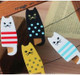 3 PCS Creative Cartoon Cat Shape Photo Wall Wooden  Storage Seal Clip, Random Color Delivery