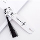 Cartoon Cat Wooden Bookmarks Creative Black White Color Bookmark(3)
