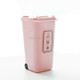 Cute Girly Heart Pink Trash Can Pen Holder Student Desktop Storage Bucket(Little Fairy)