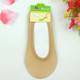 2 PCS  Pairs Warm and Comfortable Cotton Solid Color Invisible Sailboat Socks(Skin Color)