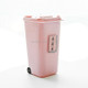 Cute Girly Heart Pink Trash Can Pen Holder Student Desktop Storage Bucket(Slim)