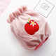 Children Autumn and Winter Short Cartoon Fruit Pattern Anti-fouling Cuffs Protective Sleeves, Size:One Size(Apple)