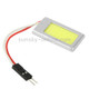7W White Light LED Car Interior Lamp with T10 Dome + BA9S Festoon Adapter