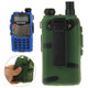 Pure Color Silicone Case for UV-5R Series Walkie Talkies(Green)