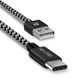 DUX DUCIS 2m 2A USB-C / Type-C Braided Data Cable