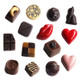 2 PCS Simulation Food Stereo Chocolate Refrigerator Magnet Decoration Stickers(Flat Square)