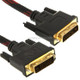 Nylon Netting Style DVI-D Dual Link 24+1 Pin Male to Male M / M Video Cable, Length: 3m