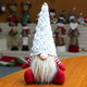 Christmas Decorations Santa Claus Faceless Doll Decoration Gift(Gray)