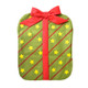 Christmas Decoration Bownot Gift Bag Chair Cover Christmas Day Restaurant Home Cartoon Chair Back Cover(Green Printed Five-star Bow)