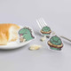 2 Sets DIY Cute Cartoon Little Green Dinosaur Stickers Diary Decoration