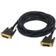 Nylon Netting Style DVI-I Dual Link 24+5 Pin Male to Male M / M Video Cable, Length: 5m