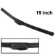 19 inch Car Universal Windshield Wiper Blade(Black)