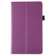 Litchi Texture Horizontal Flip Leather Case with Holder for Galaxy Tab A8.0 T290(Purple)