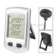 Indoor & Outdoor Thermometer with Clock / Calendar