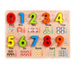 Baby Kids Wooden Puzzles Toys Educational Jigsaw Board Puzzle Toys Cognitive Plate(0-9 Arabic Numerals)