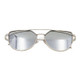 Unisex Fashion Color Film UV400 Reflective Sunglasses (Silver + Mercury)