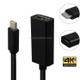 DNX-1 Mini Portable USB 3.1 USB-C/Type-C to HDMI HD 4K Conversion Cable(Black)