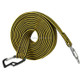 2 PCS 2m Elastic Strapping Rope Packing Tape for Bicycle Motorcycle Back Seat with Hook (Yellow)