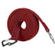 2 PCS 2m Elastic Strapping Rope Packing Tape for Bicycle Motorcycle Back Seat with Hook (Red)
