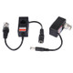 2 PCS HD 213A Coaxial CVI/TVI/AHD Video Audio Power Balun Transceiver