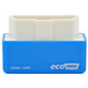 Super Mini EcoOBDII Plug and Drive Chip Tuning Box for Internal Combustion Engine, Lower Fuel and Lower Emission(Blue)