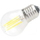 E27 4W Warm White Light 4 COB LED Globe Bulb Lamp, 400 LM 2600-3300K, AC 85-265V