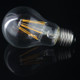 E27 6W 600LM Globe Bulb Lamp, 6 Filament COB LED, 2600-3300K Warm White Light , AC 85-265V