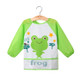 Children Waterproof Bib Long Sleeve Apron Smock, Size:M(Frog Green)