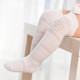 3 Pairs Baby Girls Soft Knee High Socks Toddler Kids Long Cotton Socks, Size:M(White)