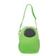 Pet Bag Small Pet Hamster Carrier Pure Color Leash Travel Bag, Size:S(Green)