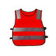 Safety Kids Reflective Stripes Clothing Children Reflective Vest(Red)