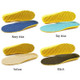 5 Pairs Stretch Breathable Deodorant Running Cushion Insoles, Shoe Size:41(Sky Blue)