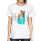 2 PCS Fashion Printing Casual Soft Short Sleeve T-shirt, Size:L(TK00A-27)