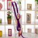 Kawaii Long Arm Tail Monkey Stuffed Doll Plush Toys Curtains Baby Sleeping Appease Animal Doll Birthday Gifts, Height:70cm(Purple)