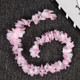 10 PCS 1M Simulation Orchids String Wedding Arrangement Flower Strip Stage Decoration Supplies(Pink)